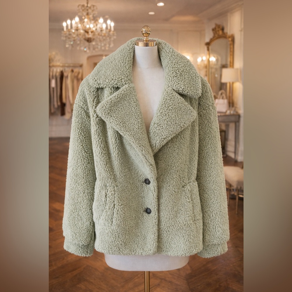 Free People Sage Teddy Jacket
